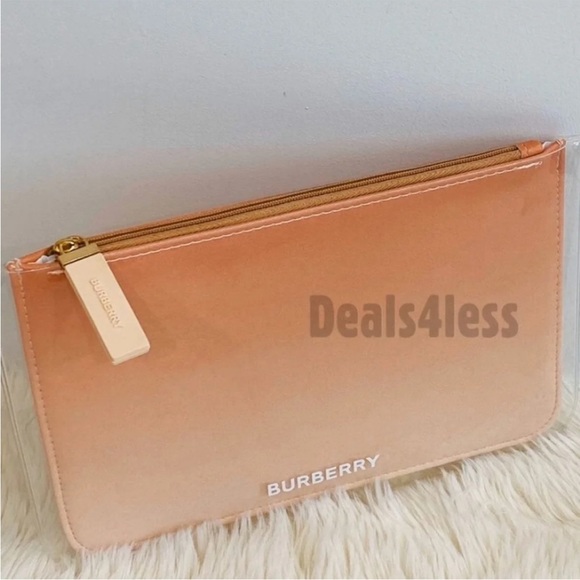 Burberry Pouch Cosmetic Bag Travel Case Clutch NEW - Picture 2 of 7